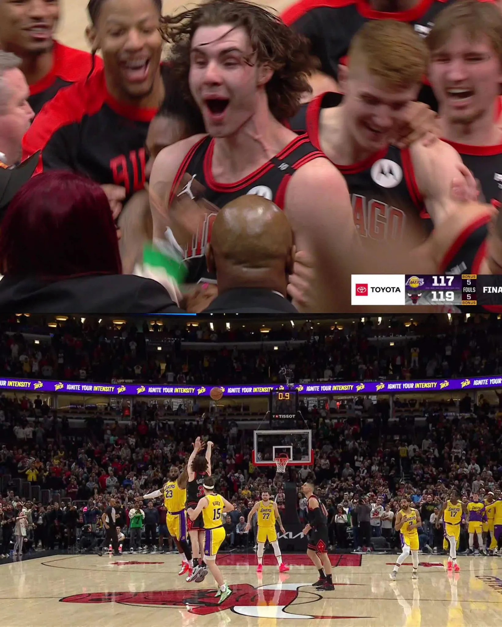 美国男篮绝地反击热火，詹姆斯送出助攻